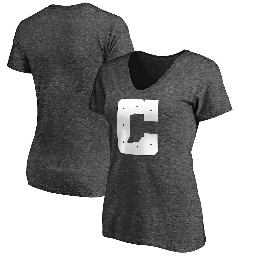 Indianapolis Colts Women's Secondary Logo V-Neck T-Shirt - Heather Gray sale