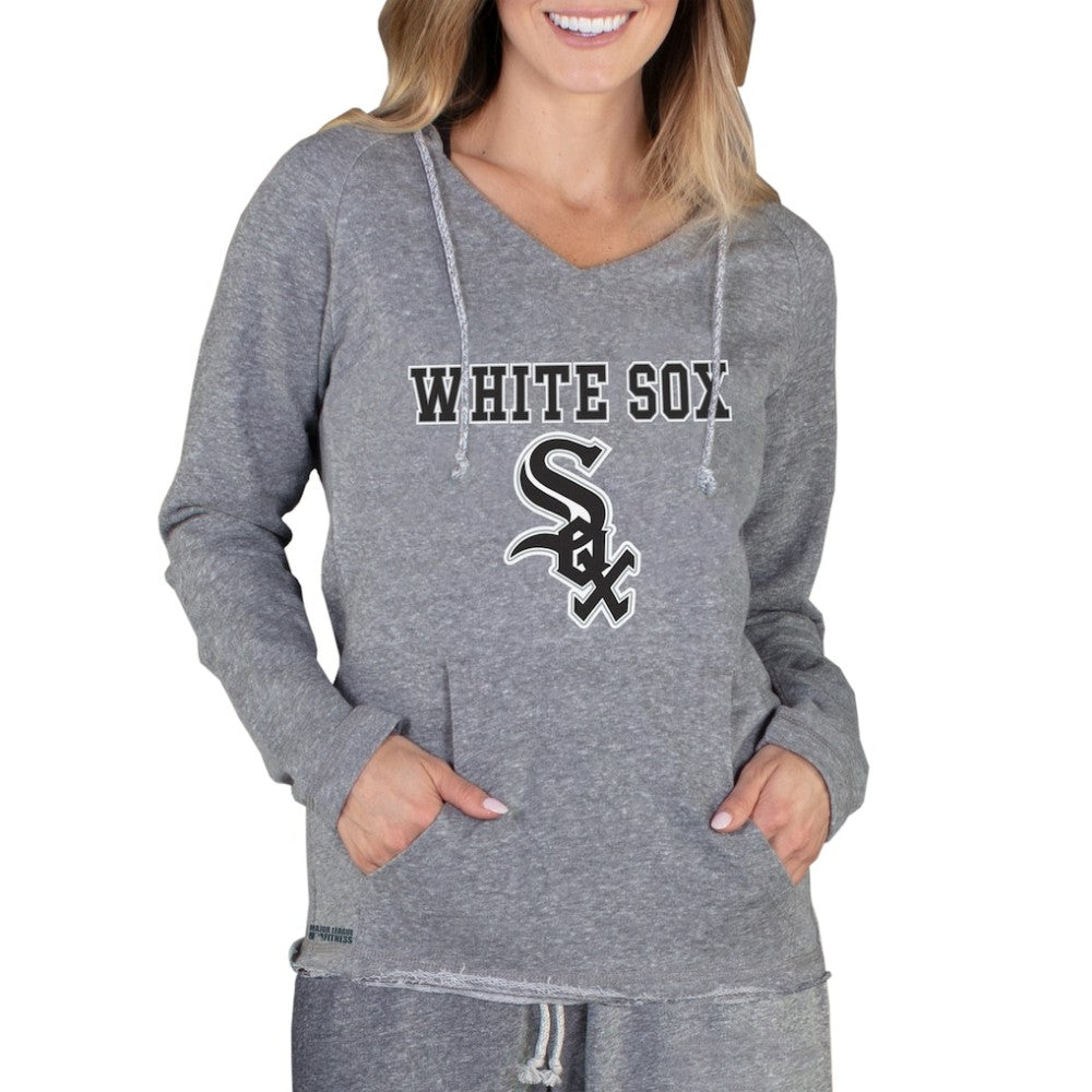 Chicago White Sox Concepts Sport Women's Mainstream Terry Long Sleeve Hoodie Top - Gray