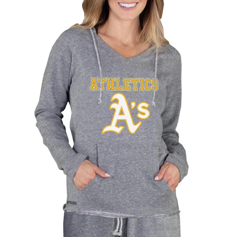 Athletics Concepts Sport Women's Mainstream Terry Long Sleeve Hoodie Top - Gray