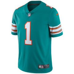 Tua Tagovailoa Miami Dolphins Alternate Vapor Limited Jersey - Aqua | Nike outlet