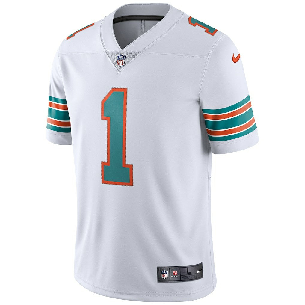 Tua Tagovailoa Miami Dolphins 2nd Alternate Vapor Limited Jersey - White | Nike for sale