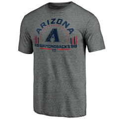 Arizona Diamondbacks Team Freedom Tri-Blend T-Shirt - Gray