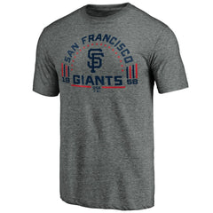 San Francisco Giants Team Freedom Tri-Blend T-Shirt - Gray