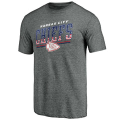 Kansas City Chiefs Team Freedom Tri-Blend T-Shirt - Gray cheap