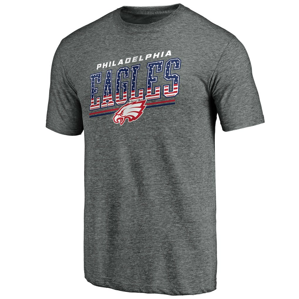 Philadelphia Eagles Team Freedom Tri-Blend T-Shirt - Gray for sale