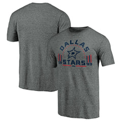 Dallas Stars Team Freedom Tri-Blend T-Shirt Heathered Gray