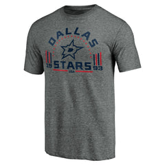 Dallas Stars Team Freedom Tri-Blend T-Shirt Heathered Gray