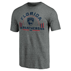 Florida Panthers Team Freedom Tri-Blend T-Shirt Heathered Gray