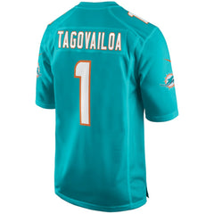 Tua Tagovailoa Miami Dolphins Player Game Jersey - Aqua | Nike discount