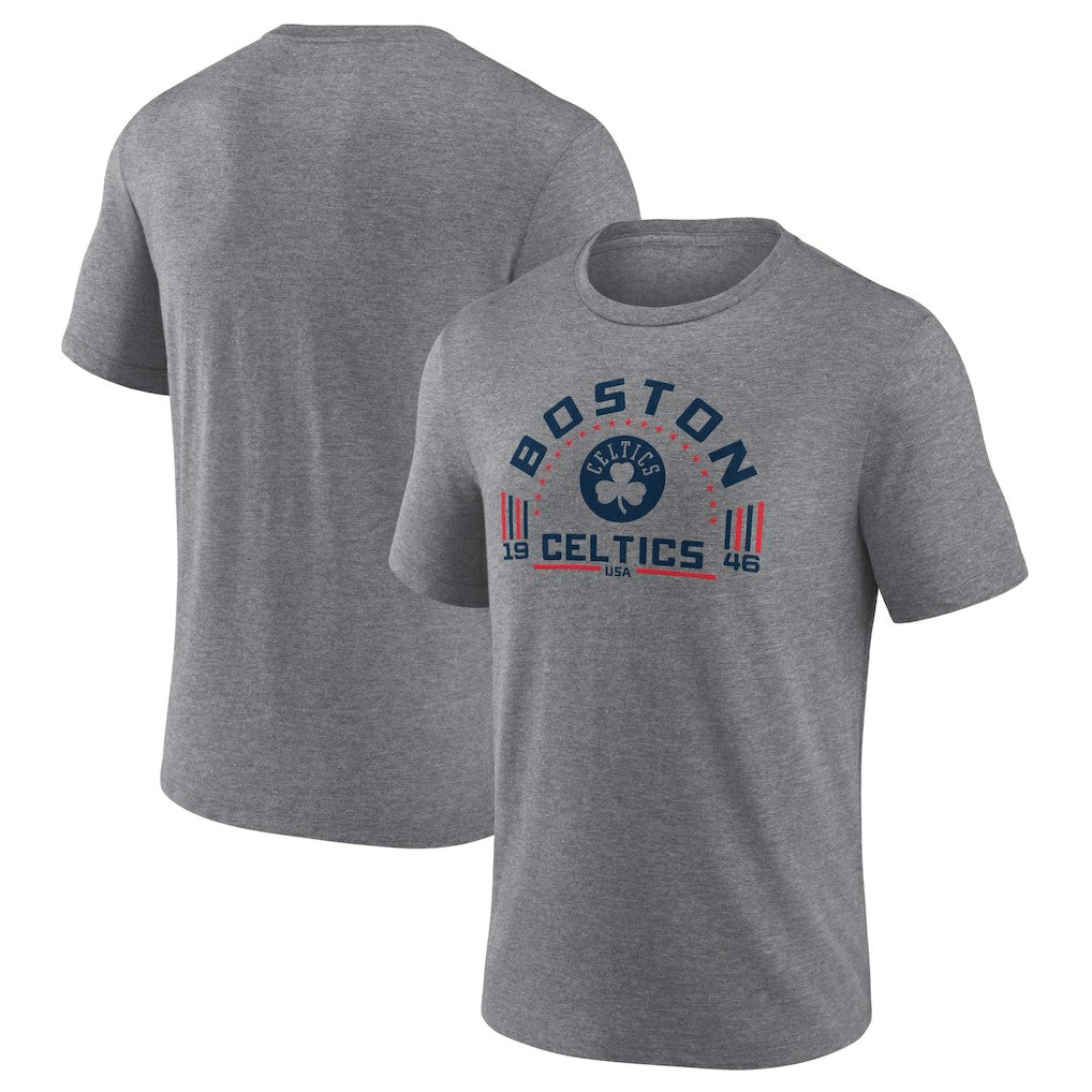 Boston Celtics Team Freedom Tri-Blend T-Shirt - Gray discount