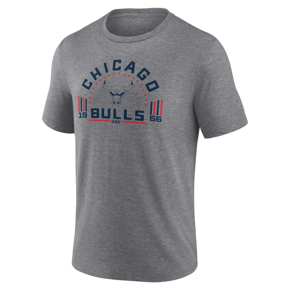 Chicago Bulls Team Freedom Tri-Blend T-Shirt sale - Gray on sale