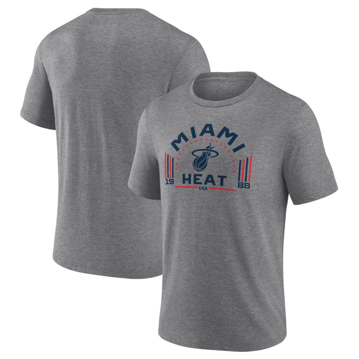 Miami Heat Team Freedom Tri-Blend T-Shirt - Gray on sale