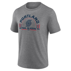 Portland Trail Blazers Team Freedom Tri-Blend T-Shirt - Gray on sale