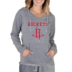 Houston Rockets Concepts Sport Women's Mainstream Terry Hooded Top - Gray for sale