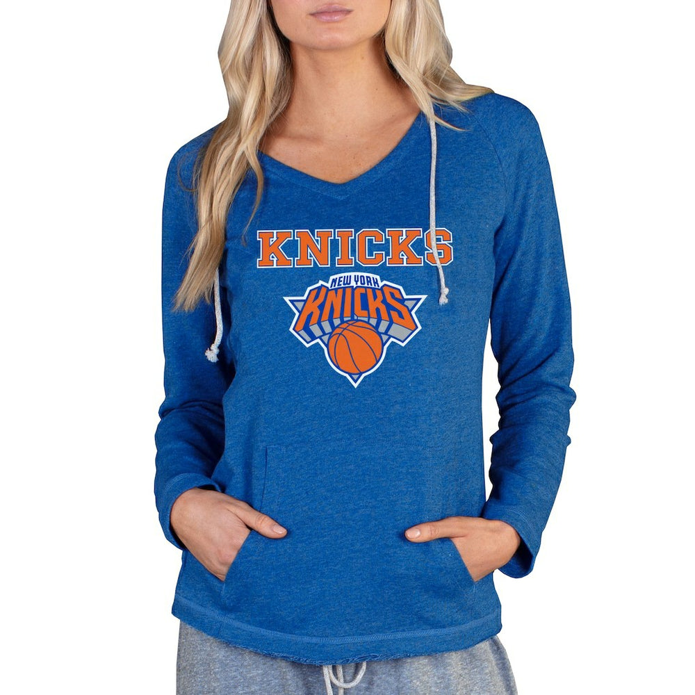 New York Knicks Concepts Sport Women's Mainstream Terry Hooded Top - Royal shop