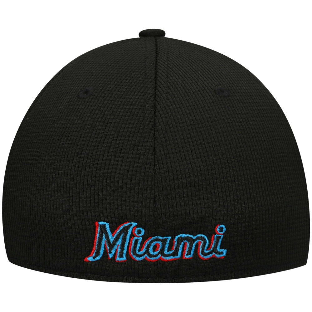 Miami Marlins Clubhouse Alternate 39THIRTY Flex Hat - Black | New Era