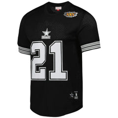 Deion Sanders Dallas Cowboys Retired Player Name & Number Mesh Top - Black for sale