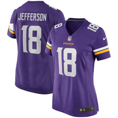Justin Jefferson Minnesota Vikings Women's Game Jersey - Purple | Nike cheap
