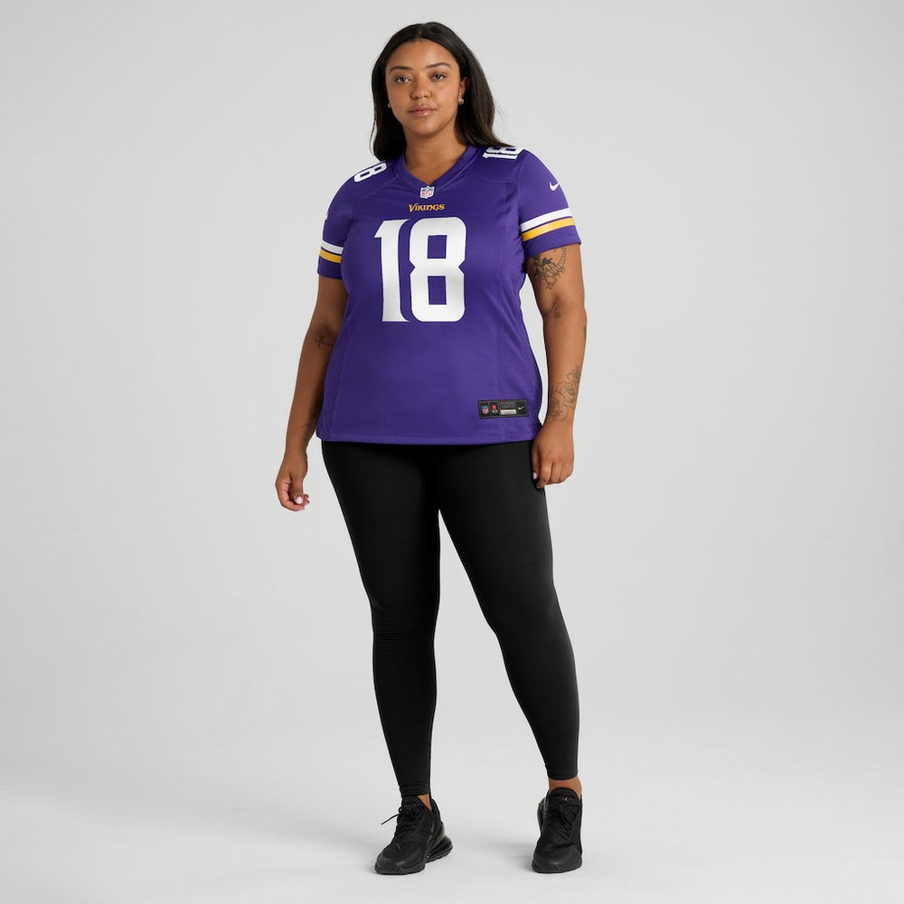 Justin Jefferson Minnesota Vikings Women's Game Jersey - Purple | Nike cheap