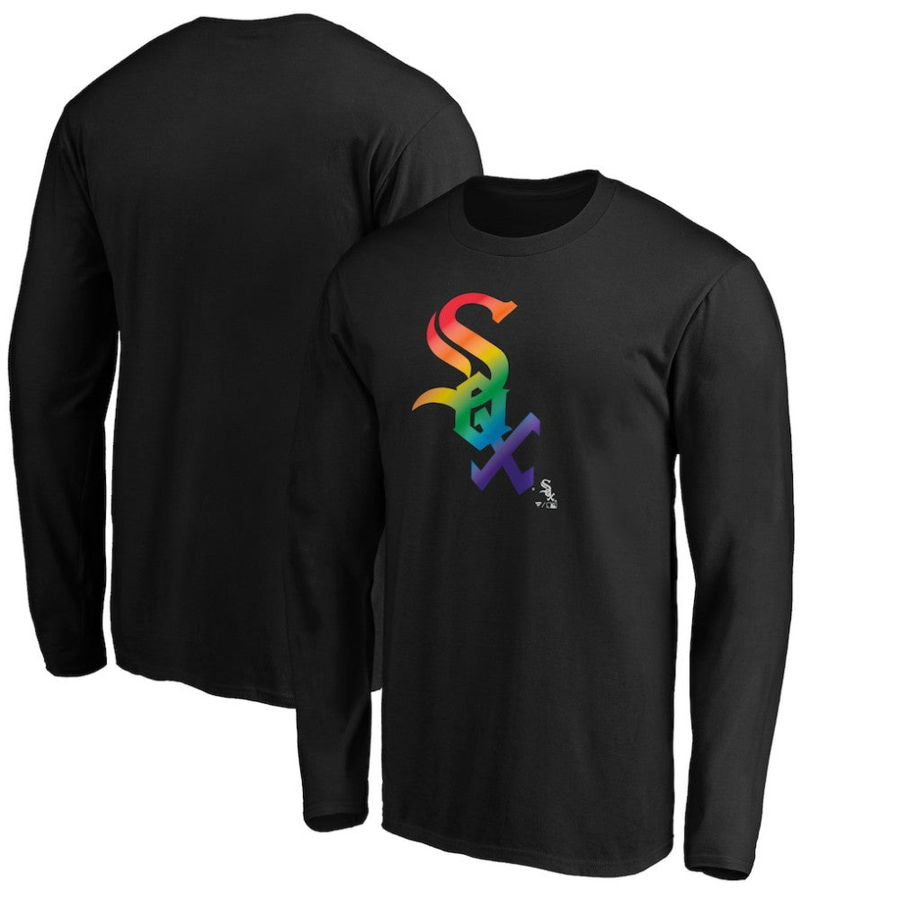 Chicago White Sox Team Pride Logo Long Sleeve T-Shirt - Black