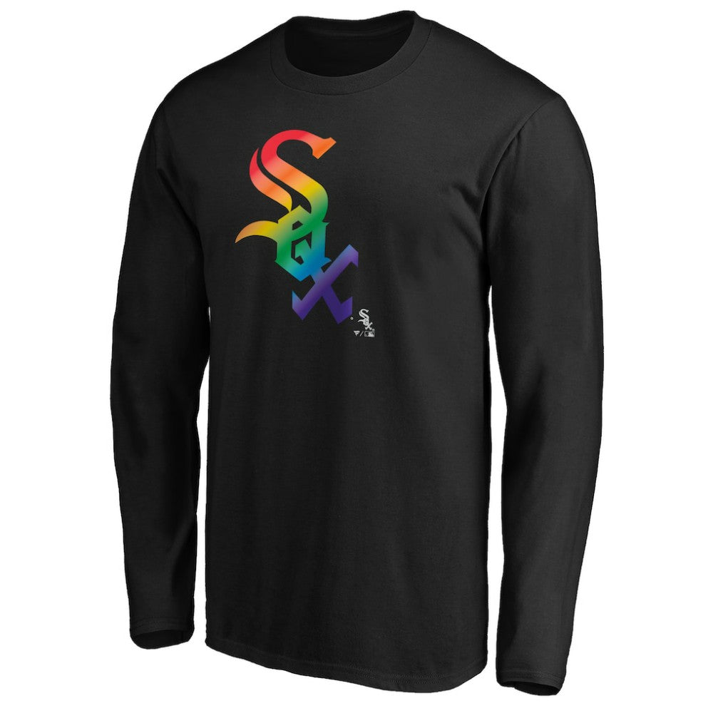 Chicago White Sox Team Pride Logo Long Sleeve T-Shirt - Black