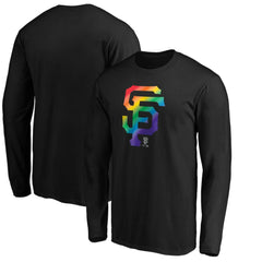 San Francisco Giants Team Pride Logo Long Sleeve T-Shirt - Black