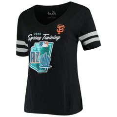 San Francisco Giants Touch by Alyssa Milano Women's Triple Play T-Shirt - Black