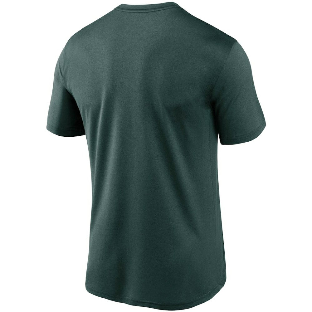 Athletics Wordmark Legend Performance T-Shirt - Green | Nike