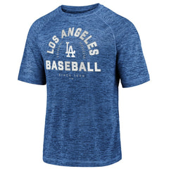 Los Angeles Dodgers Line Up Primary Threat Striated T-Shirt - Royal