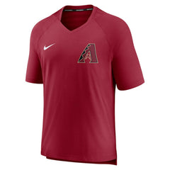 Arizona Diamondbacks Authentic Collection Pregame Performance V-Neck T-Shirt - Red | Nike