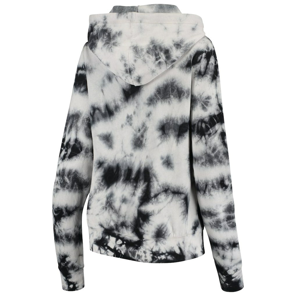 New Orleans Saints New Era Women's Tie Dye Fleece Full-Zip Hoodie - Black online