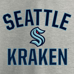 Seattle Kraken Fanatics Victory Arch T-Shirt Heather Gray