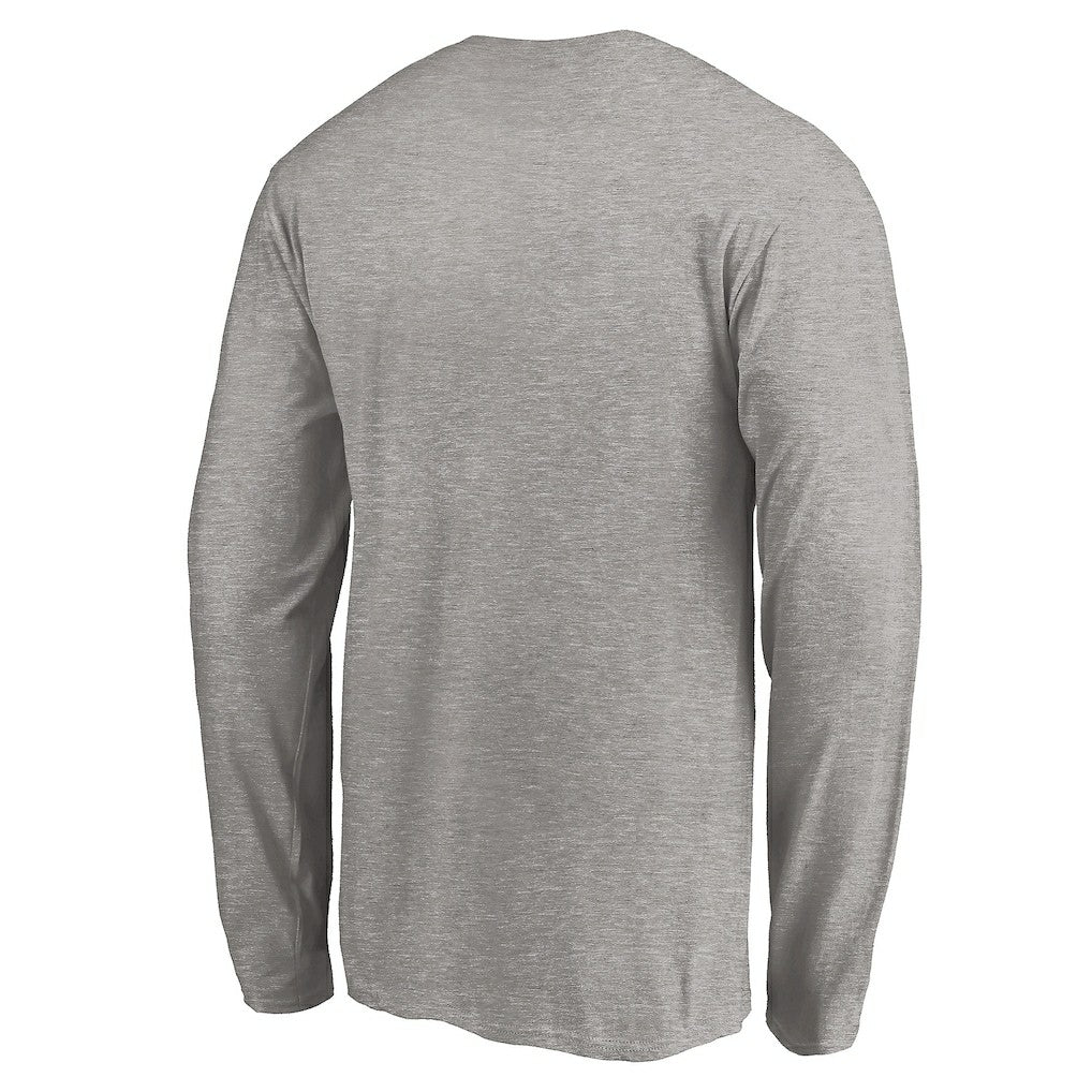 Los Angeles Chargers On Side Stripe Long Sleeve T-Shirt - Heathered Gray discount