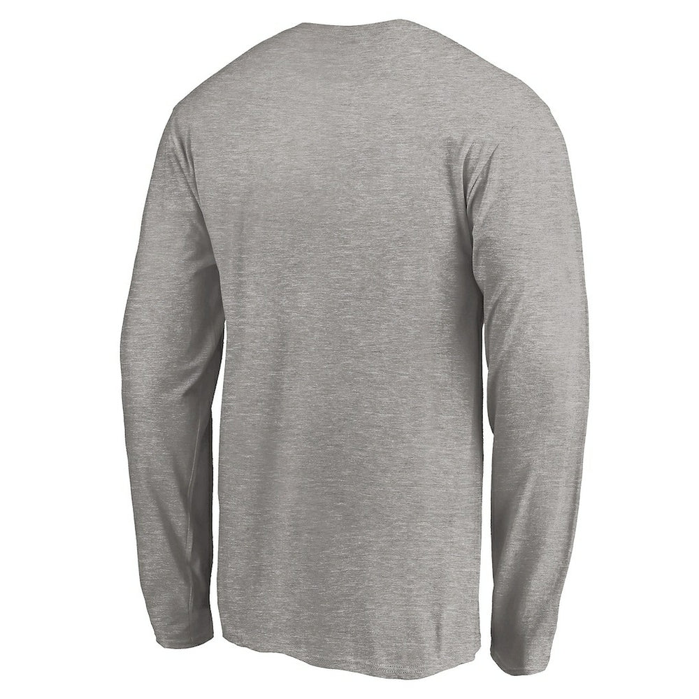 Los Angeles Chargers On Side Stripe Long Sleeve T-Shirt - Heathered Gray discount