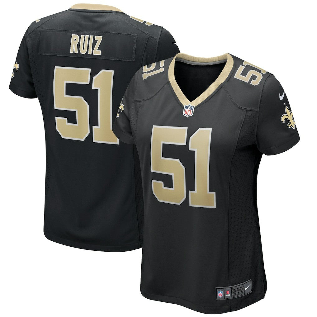 Cesar Ruiz New Orleans Saints Women's Game Jersey - Black | Nike outlet