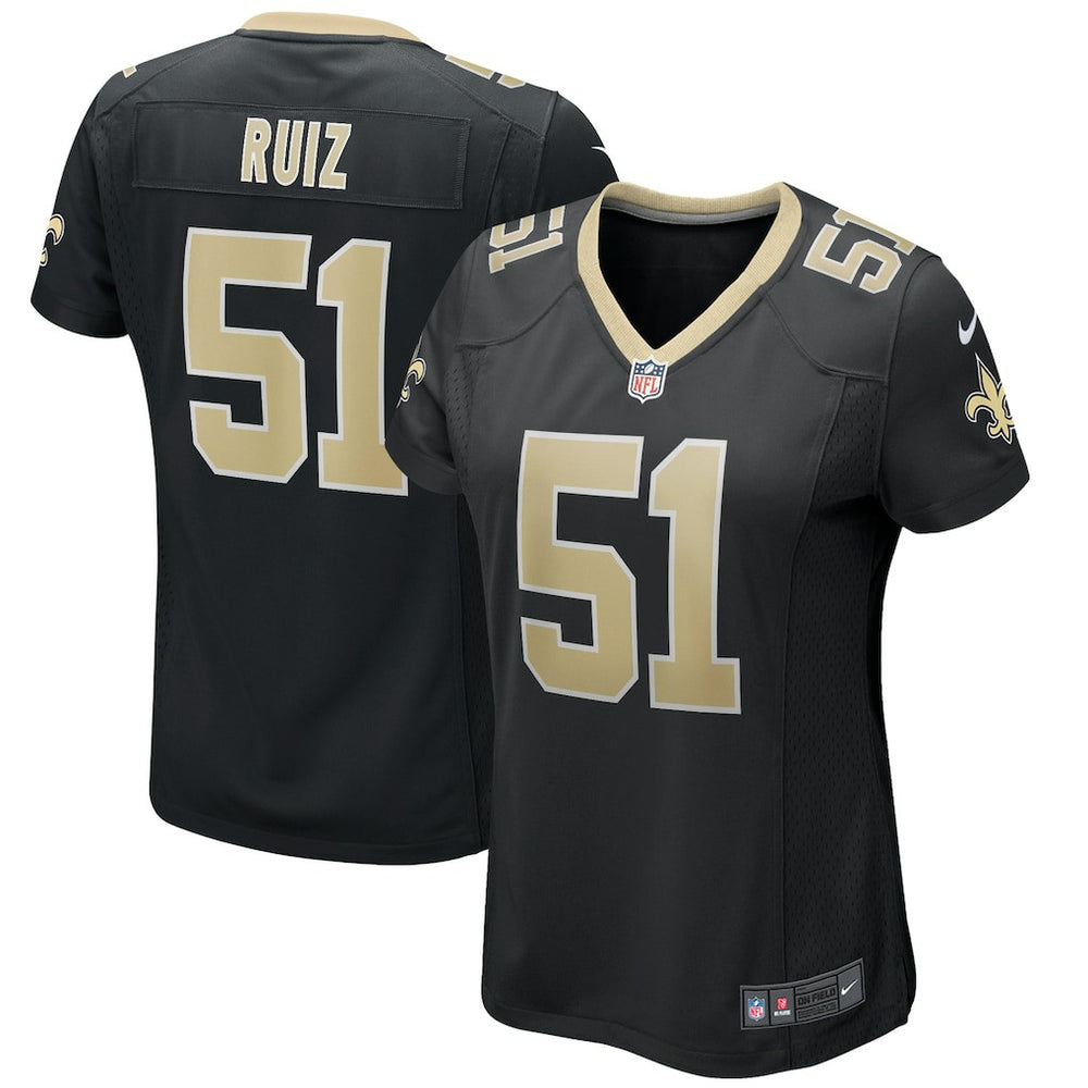 Cesar Ruiz New Orleans Saints Women's Game Jersey - Black | Nike outlet