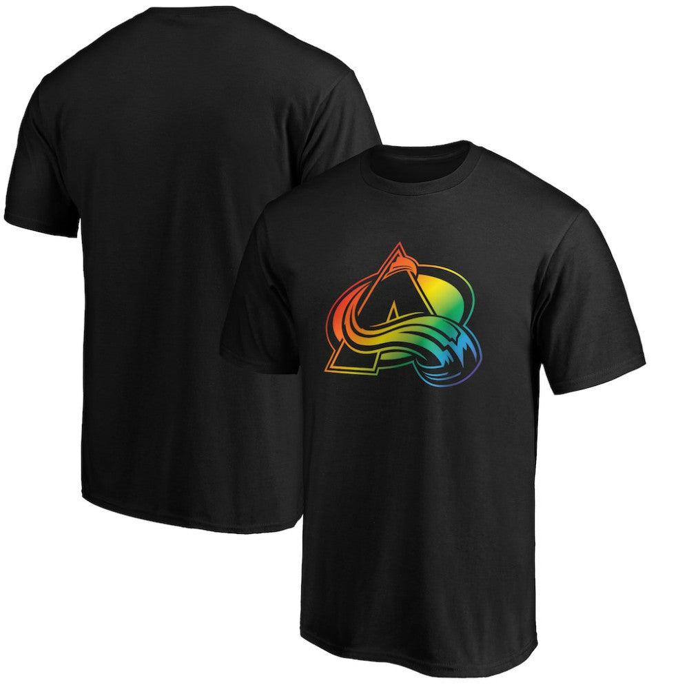 Colorado Avalanche Team Pride Logo T-Shirt Black