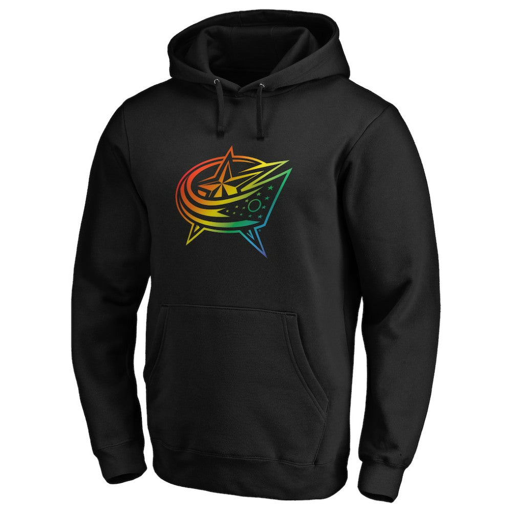 Columbus Blue Jackets Team Pride Logo Pullover Hoodie Black