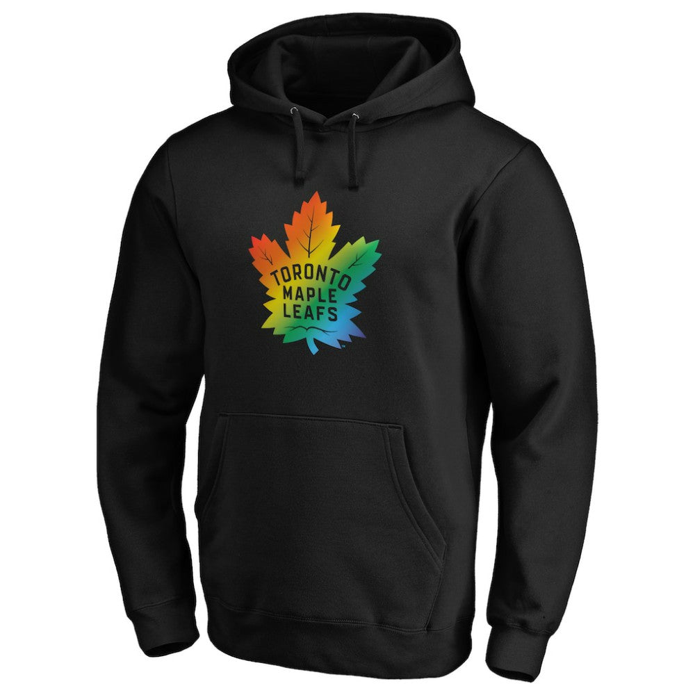 Toronto Maple Leafs Team Pride Logo Pullover Hoodie Black