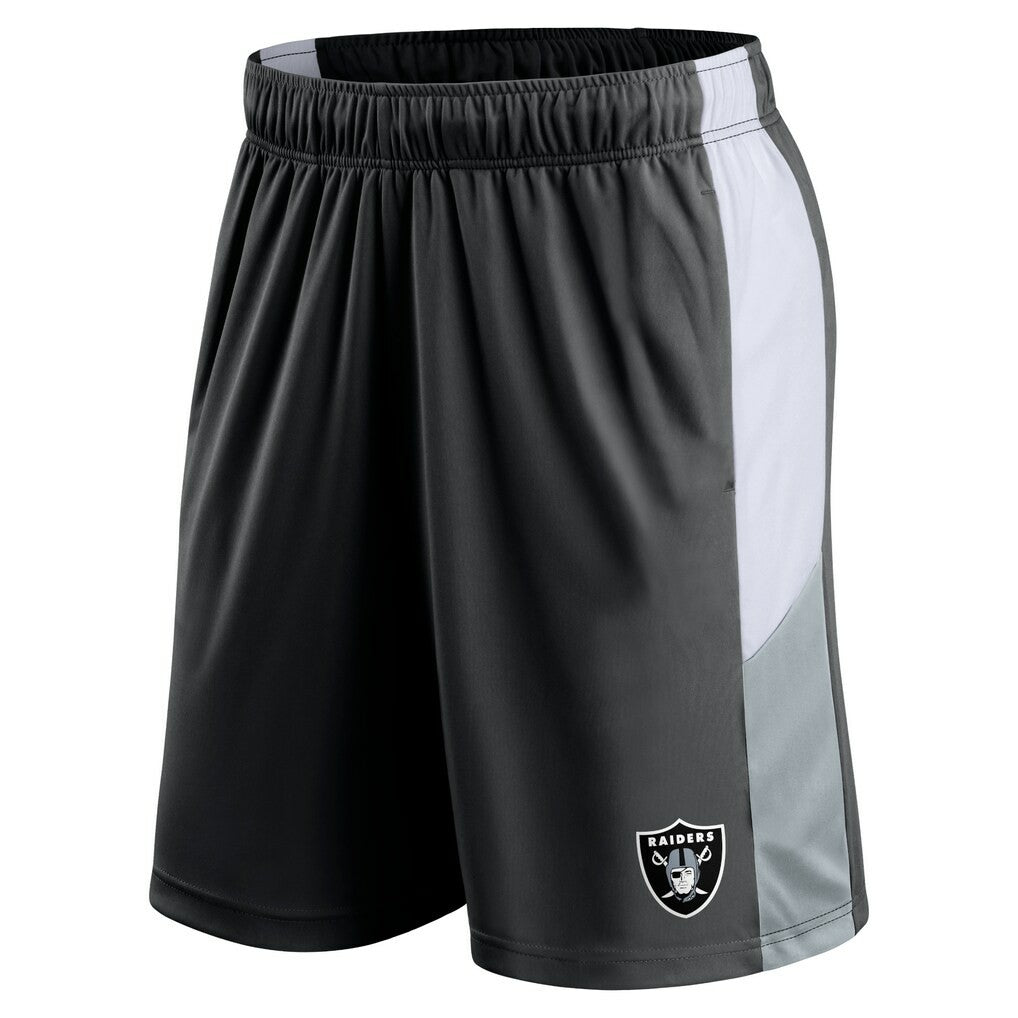 Las Vegas Raiders Prep Colorblock Shorts - Black for sale