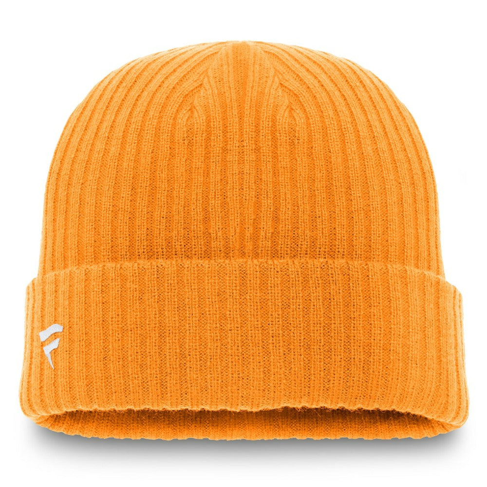 Nashville Predators Fanatics Core Primary Logo Cuffed Knit Hat Gold