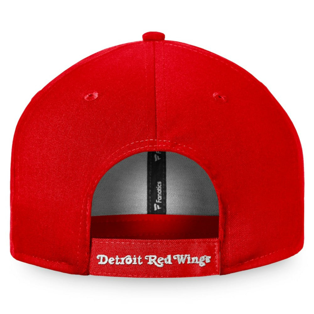 Detroit Red Wings Fanatics Core Adjustable Hat Red