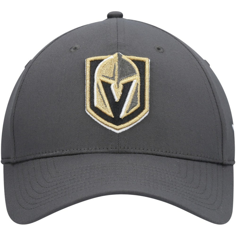 Vegas Golden Knights Fanatics Logo Core Adjustable Hat Charcoal