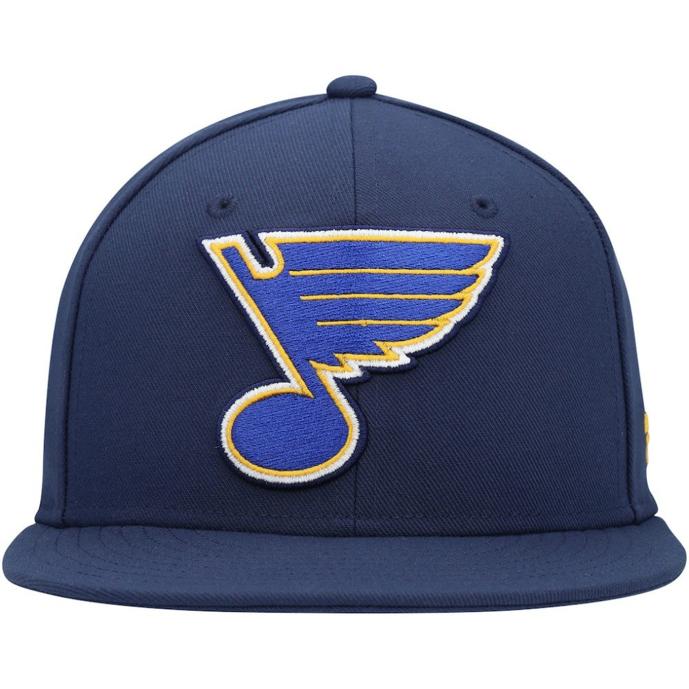 St. Louis Blues Fanatics Core Primary Logo Fitted Hat Navy