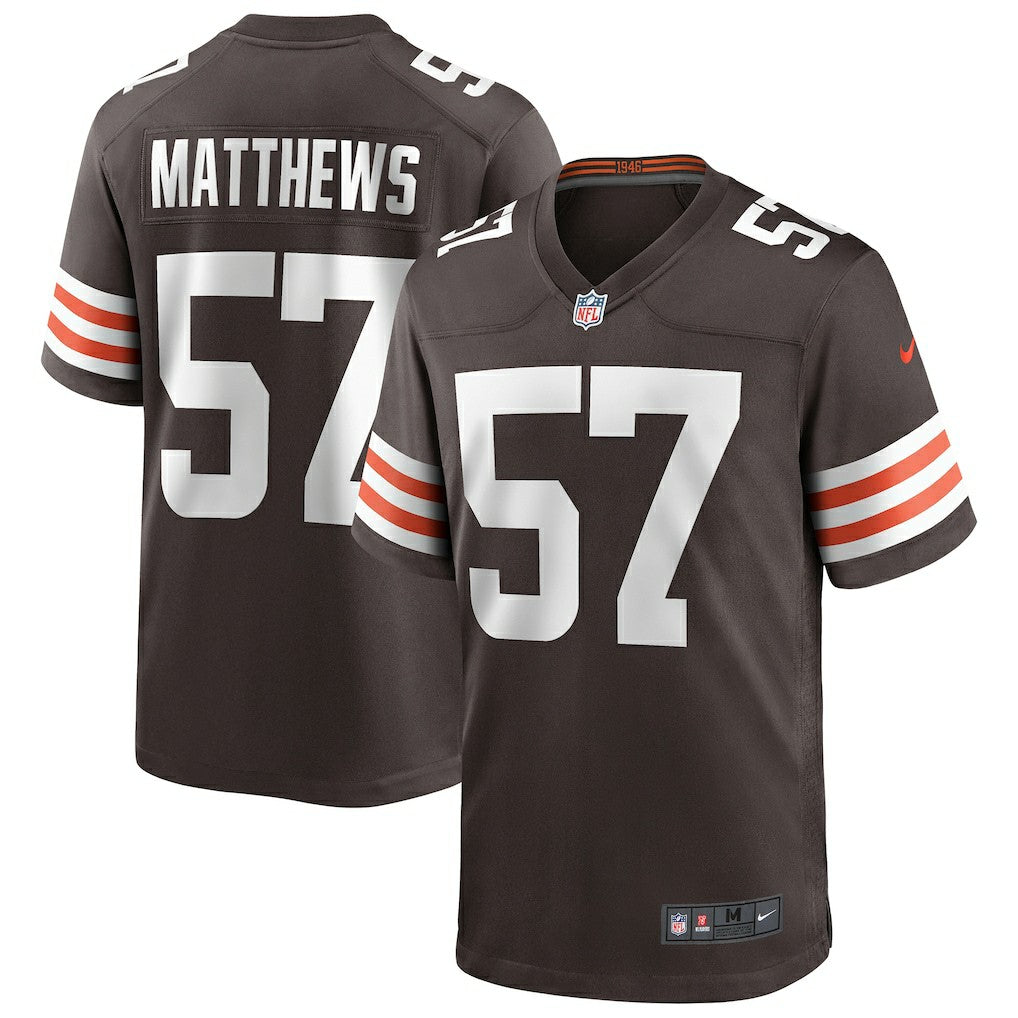 Clay Matthews Cleveland Browns Game Retired Player Jersey - Brown | Nike discount