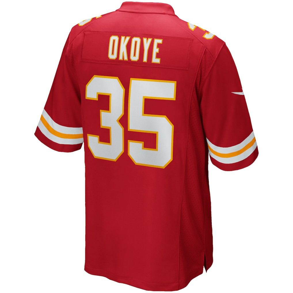 Christian Okoye Kansas City Chiefs Game Retired Player Jersey - Red | Nike on sale
