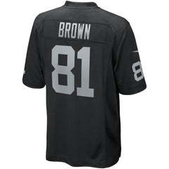 Tim Brown Las Vegas Raiders Game Retired Player Jersey - Black | Nike discount