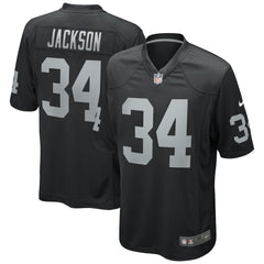 Bo Jackson Las Vegas Raiders Game Retired Player Jersey - Black | Nike outlet