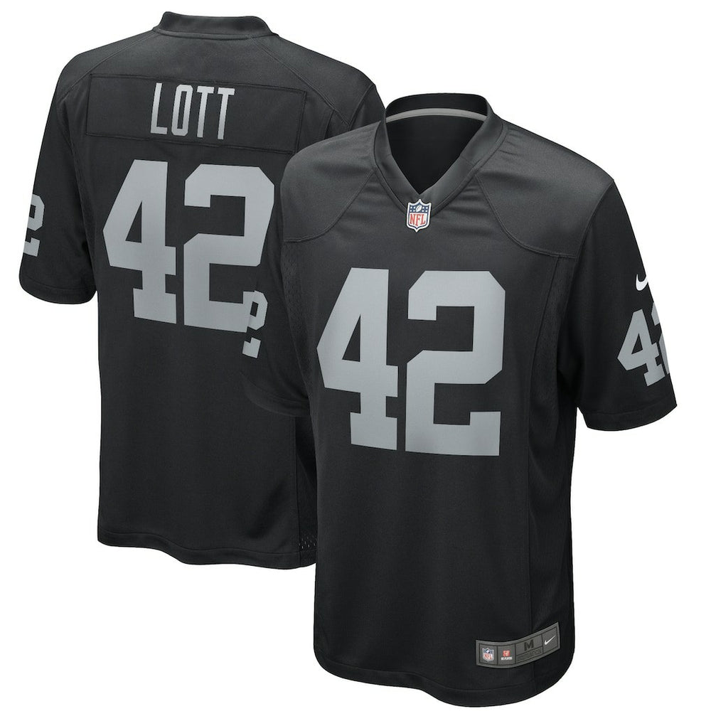Ronnie Lott Las Vegas Raiders Game Retired Player Jersey - Black | Nike outlet