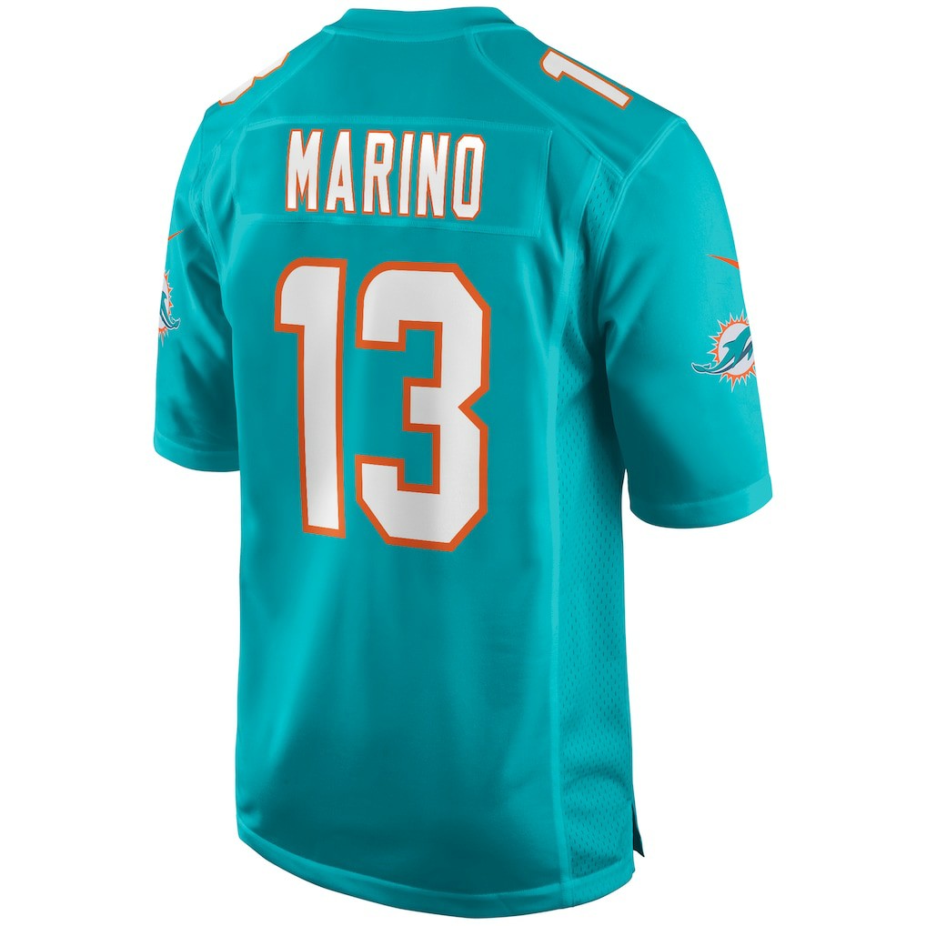 Dan Marino Miami Dolphins Game Retired Player Jersey - Aqua | Nike cheap